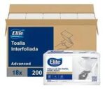Toalla Interfoliada - Caja 18 Paquetes X 200 Hojas - Elite - Imagen 2