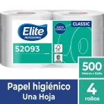 Papel Higiénico Elite 4 Rollos de 500 Metros