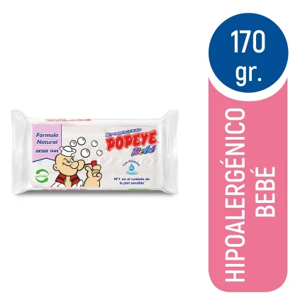 Jabón en Barra Hipoalergénico 170 gramos - Popeye