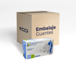 Embalaje Guantes de Nitrilo Azul