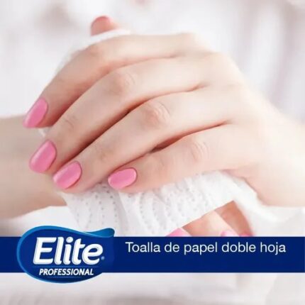 Toalla de Papel Doble Hoja Elite Excellence – 2 Rollos de 200 Metros