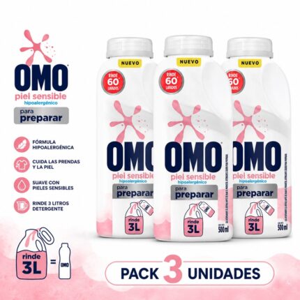 Pack 3 Detergente Líquido Omo