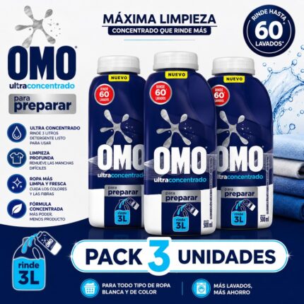 Detergente Omo Ultra Power