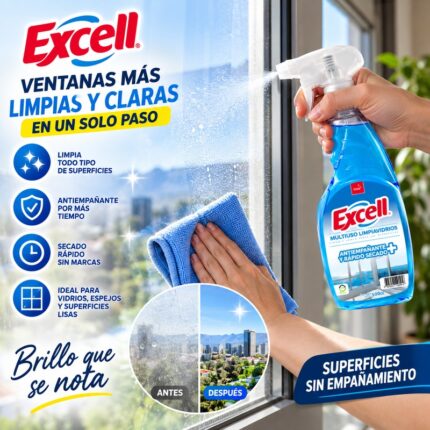 multiuso limpiavidrios antiempanante