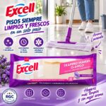 Trapero Húmedo Lavanda Clásico 10 Unidades - Excell - Imagen 2