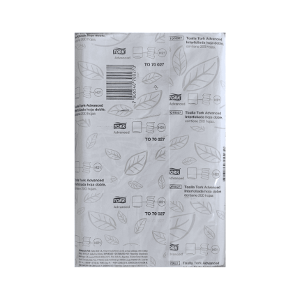 Toalla Papel Advanced Interfoliada Hoja Doble 21X24 cm - Tork