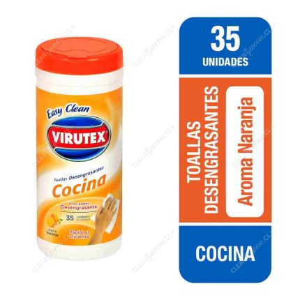 Toallas Desengrasante cocina 35 unidades – Virutex