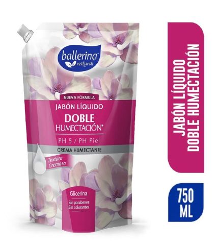 Jabón Líquido Doble Humectación 750 ml - Ballerina