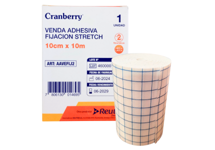 Venda Adhesiva Fijac. Strech 10cm x 10m - Cranberry (copia)