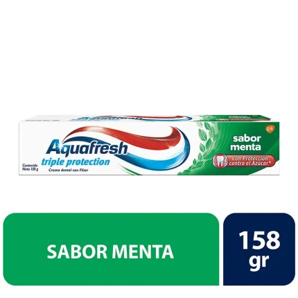 Crema Dental Sabor Menta Triple Accion 158g  - Aquafresh