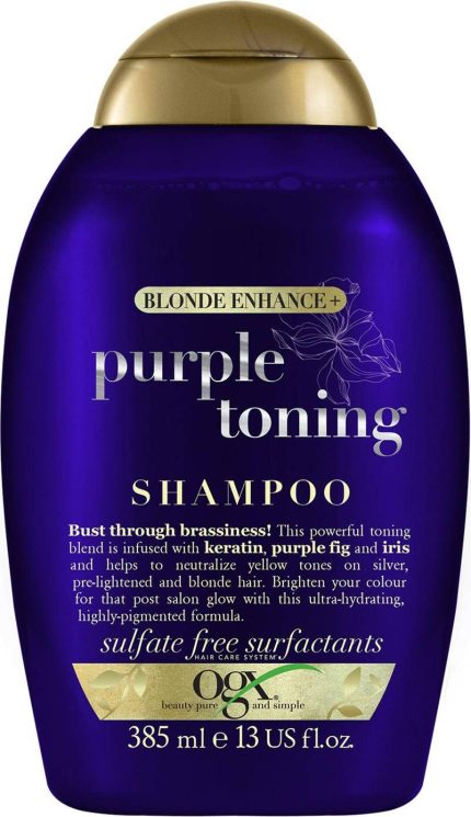 Shampoo OGX - Purple Toning Blonde Enhance+ 385Ml