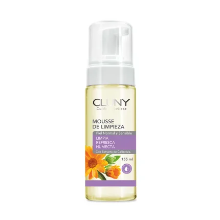 Mousse de Limpieza Piel Normal y Sensible Con Estracto de Calendula 155Ml Cluny