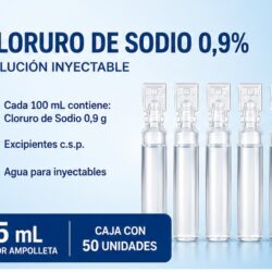 Cloruro de Sodio 0,9% 5 mL Caja 50 Unidades