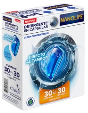 Detergente en Capsulas x30 - 3en1 Nanolife