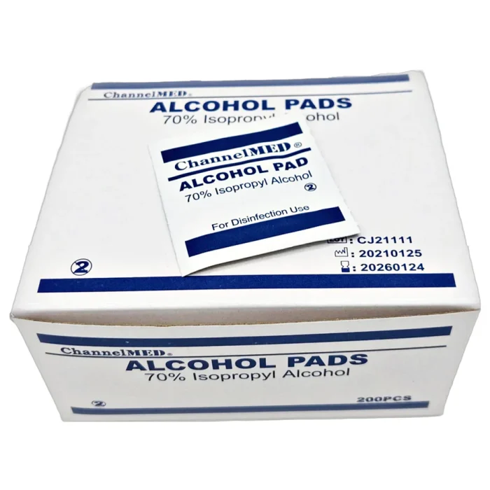 Alcohol Pads 70% Isopropilico Alcohol ChannerlMED - Imagen 1