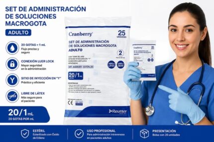 Set de Administración de Soluciones Macrogota 2