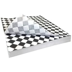 Papel Antigrasa Ajedrez Blanco Negro