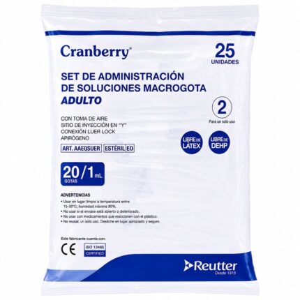 Set de Administración de Soluciones Macrogota