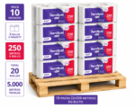 Pack 10 Unidades Toalla de Papel Industrial Rendipel 2x250 Metros