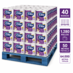 Pallet Manga Papel Higiénico Elite Ultra Soft Touch 32 Rollos x 50 m – 40 Mangas