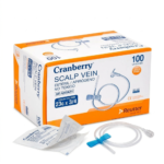 Mariposa Scalp Vein 23G x 3/4 - Cranberry - Imagen 2