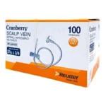 Mariposa Scalp Vein 21G x 3/4 - Cranberry