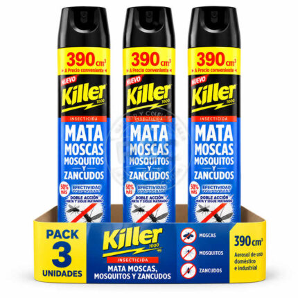 killer moscas y zancudos